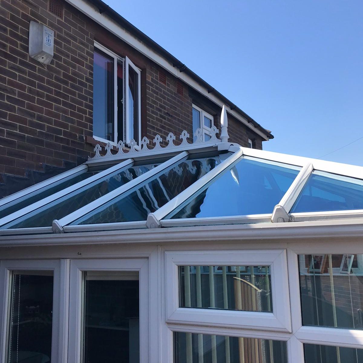 Conservatory after conservatory clean in denby dale